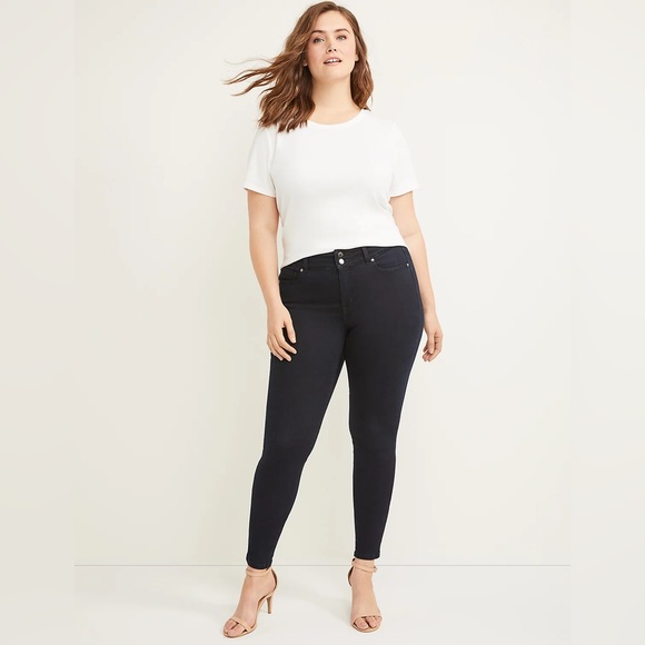 Lane Bryant Tighter Tummy Skinny High Rise Jeans Size 18